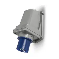 Щепсел промишлен Scame монофазен стационарен  16 A, 230 V, 2P+E, син, Optima