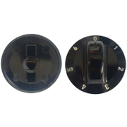 Врътка Delta-Elis за фурна 7 тактова черна, универсална - product - 028 NPS4992