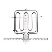 Нагревател Delta-Elis за фурна горен за Gorenje, Korting, 2900 W, за Gorenje, Korting - product - 028 NPS5084