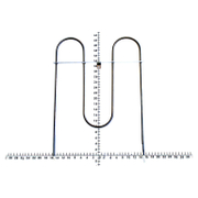 Нагревател Delta-Elis за фурна горен за Crown, Vicom, Dipolomat, 1300 W, 230 V, за Crown, Vicom, Dipolomat - product - 028 NPS5080