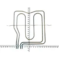 Нагревател за фурна Delta-Elis горен  2200 W, 2200 W, за Ariston, Indesit