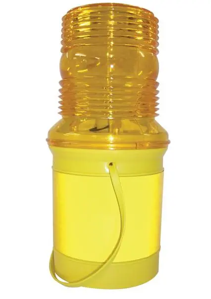 Лампа JSP сигнална LED моноблок  230 V, жълта