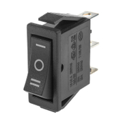 Електрически ключ за електроуреди Vemark клавишен с 3 позиции и 3 извода 15 A, черен - product - 028 PAS1439