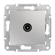 Розетка за кабелна TV Schneider Electric единична скрит монтаж, с монтажна рамка  20 IP, алуминий, Sedna - product - 028 PRA5274