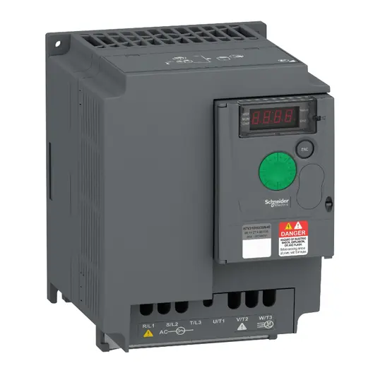 Честотен регулатор Schneider Electric за асинхронни двигатели с радиатор  380-460 V, 3 kW, 4 к.с., Easy Altivar ATV310