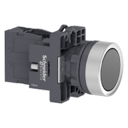 Бутонен превключвател Schneider Electric вграден с натиск  3 A, 240 V, 1 NO, черен, Easy Harmony XA2E - product - 028 PRA5469