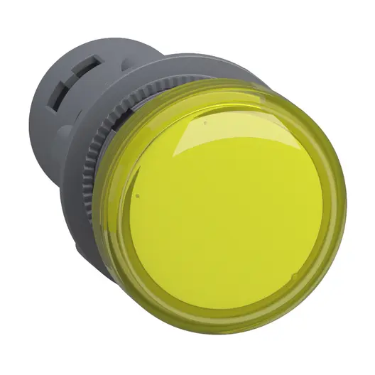 Лампа Schneider Electric сигнална LED моноблок  230 V, жълта, Easy Harmony XA2E