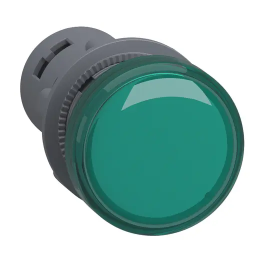 Лампа Schneider Electric сигнална LED моноблок  24 V, зелена, Easy Harmony XA2E