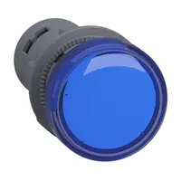 Лампа Schneider Electric сигнална LED моноблок  24 V, синя, Easy Harmony XA2E