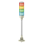 Колона Schneider Electric за сигнализация 4 модула със сгъваема скоба и зумер  24 V, червено/кехлибар/зелено/синьо, Easy Harmony XVG - product - 028 PRA5548