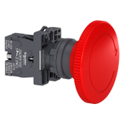 Авариен стоп бутон Schneider Electric тип гъба със завъртане  3 A, 240 V, 1 NC, червен, Easy Harmony XA2E - product - 028 PRA5562
