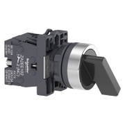 Превключвател пуск-стоп Schneider Electric 2 позиции без връщане  3 A, 230 V, 1 NO + 1 NC, черен, Easy Harmony XA2E - product - 028 PRA5574