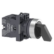 Превключвател пуск-стоп Schneider Electric 3 позиции без връщане  3 A, 230 V, 2 NO, черен, Easy Harmony XA2E - product - 028 PRA5575