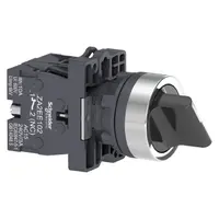 Превключвател пуск-стоп Schneider Electric 2 позиции без връщане  3 A, 230 V, 1 NO + 1 NC, черен, Easy Harmony XA2E