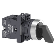 Превключвател пуск-стоп Schneider Electric 3 позиции с пружинно връщане  3 A, 230 V, 2 NO, черен, Easy Harmony XA2E - product - 028 PRA5570