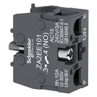 Контактен елемент Schneider Electric за команден бутон  2 A, 230 V, 1 NO, черен, Easy Harmony XA2E