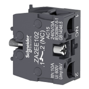 Контактен елемент Schneider Electric за команден бутон  2 A, 230 V, 1 NC, черен, Easy Harmony XA2E - product - 028 PRA5607