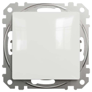 Електрически единичен ключ Schneider Electric скрит монтаж с монтажна рамка  10 A, бял, сх. 1, Sedna - product - 028 PRA5935