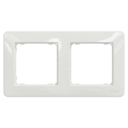 Декоративна рамка Schneider Electric за ключове и контакти два модула  бяла, 156х85 мм, Sedna - product - 028 PRA5938