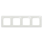 Декоративна рамка Schneider Electric за ключове и контакти четири модула  бяла, 298х85 мм, Sedna - product - 028 PRA5940
