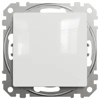 Електрически кръстат ключ Schneider Electric скрит монтаж с монтажна рамка  10 A, бял, сх. 7, Sedna