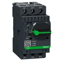 Прекъсвач моторен Schneider Electric с термомагнитна защита триполюсен  6.3 A, 3P, 4-6.3 А, 690 V, TeSys GV2