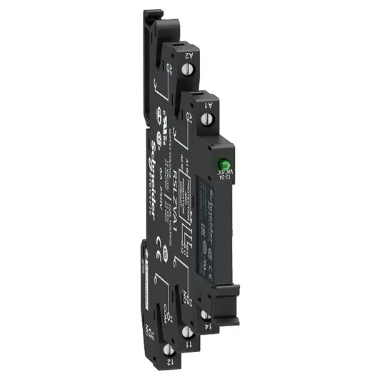 Реле Schneider Electric миниатюрно с цокъл  1 С/О, 6 A, 24 V, DC, Zelio RSL