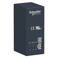 Реле Schneider Electric миниатюрно интерфейсно с основа  2 С/О, 8 A, 24 V, DC, Zelio RSB