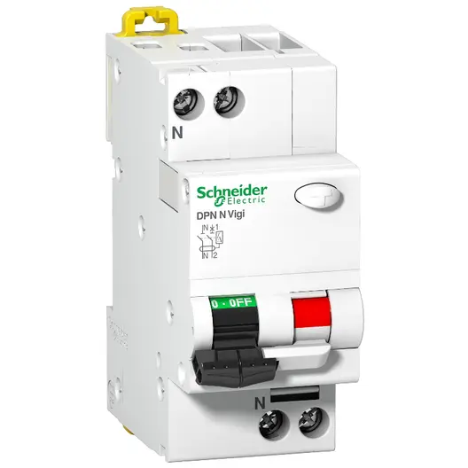 Дефектнотокова защита Schneider Electric с прекъсвач 1P+N  16 A, 30 mA, 6 kA, Acti 9 iDPN Vigi