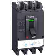 Прекъсвач мощностен Schneider Electric автоматичен тип А-3 регулируем  400 A, 23-40 kA, 3P, 440 V, 280-400 А, EasyPact CVS400F TM400D - product - 028 PRA 152