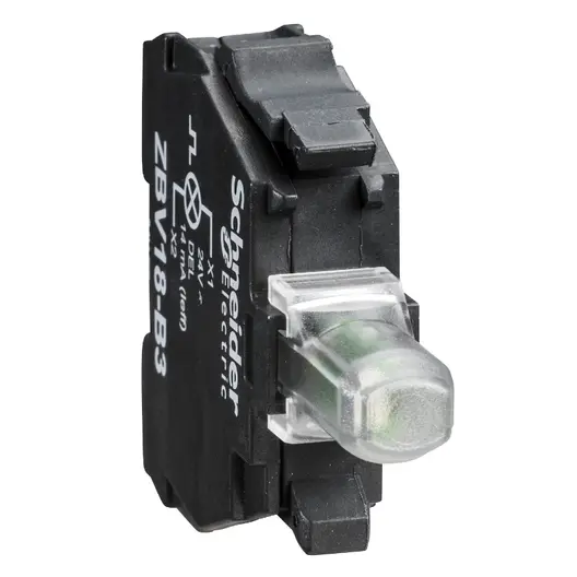 Блок Schneider Electric светлинен индикаторен LED  24 V, червен, Harmony XB4 ZBV