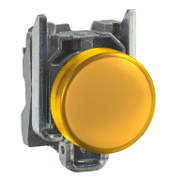 Лампа Schneider Electric сигнална LED панелна  24 V, жълта, Harmony XB4 - product - 028 PRA 205