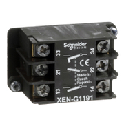 Контактен елемент Schneider Electric за команден бутон  10 A, 1 NC + 2 NO, черен, Harmony XAC - product - 028 PRA 201