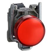 Лампа Schneider Electric сигнална LED панелна  24 V, червена, Harmony XB4 - product - 028 PRA 203