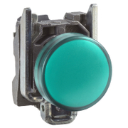 Лампа Schneider Electric сигнална LED панелна  230 V, зелена, Harmony XB4 - product - 028 PRA 214