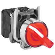 Превключвател пуск-стоп Schneider Electric със задържане светещ  3 A, 24 V, 1 NC + 1 NO, червен, Harmony XB4 - product - 028 PRA 223