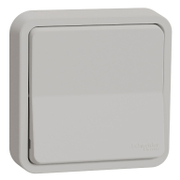 Електрически противовлажен ключ Schneider Electric открит монтаж  10 A, бял, сх. 6, Mureva Styl - product - 028 PRA 246