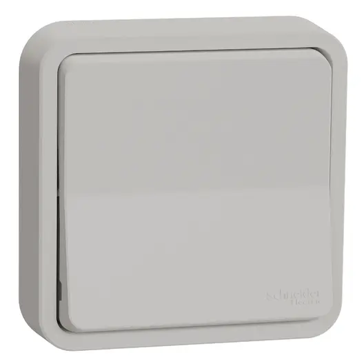 Електрически противовлажен ключ Schneider Electric открит монтаж  10 A, бял, сх. 6, Mureva Styl