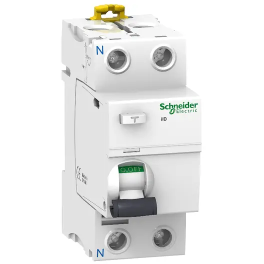 Дефектнотокова защита Schneider Electric високочувствителна 2P тип A-SI  40 A, 30 mA, 10 kA, Acti 9 iID