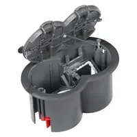 Разклонителна кутия Schneider Electric PVC подова скрит монтаж  160х82x100 мм, 40 IP, сива, Ultra