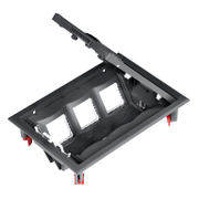 Разклонителна кутия Schneider Electric PVC подова скрит монтаж  269х72x187 мм, 40 IP, сива, Ultra - product - 028 PRA 356