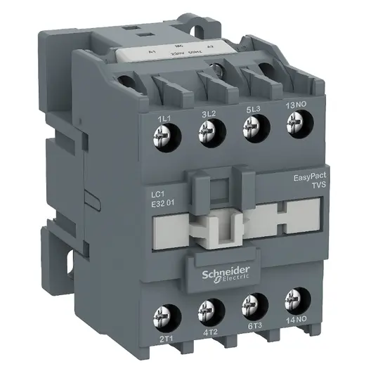 Контактор Schneider Electric променливотоков  3P (3 NO), 1 NC, 220 V, 25 A, EasyPact TVS