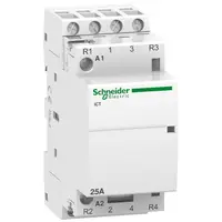 Контактор Schneider Electric модулен автоматичен  4P, 2 NO + 2 NC, 230 V, 25 A, Acti 9 iCT