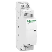 Контактор Schneider Electric модулен автоматичен  2P, 2 NO, 230 V, 16 A, Acti 9 iCT