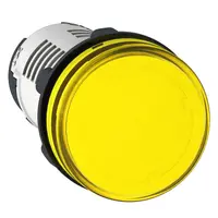Лампа Schneider Electric сигнална LED моноблок  24 V, жълта, Harmony XB7