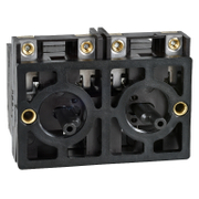 Контактен елемент Schneider Electric за команден бутон  12 A, 2 NO, черен, Harmony XAC - product - 028 PRA 479