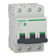Автоматичен триполюсен прекъсвач Schneider Electric за DIN шина крива C  63 A, 400 V, 6 kA, 3P, Easy 9 - product - 028 PRA 499