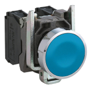 Бутонен превключвател Schneider Electric с пружинно връщане  0.1-6 A, 240 V, 1 NO, син, Harmony XB4 - product - 028 PRA 549