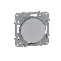 Девиаторен ключ Schneider Electric скрит монтаж с монтажна рамка  10 A, бял RAL 9003, сх. 6, Odace