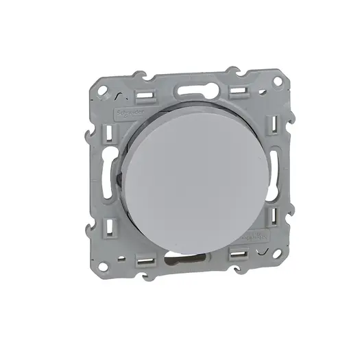 Девиаторен ключ Schneider Electric скрит монтаж с монтажна рамка  10 A, бял RAL 9003, сх. 6, Odace